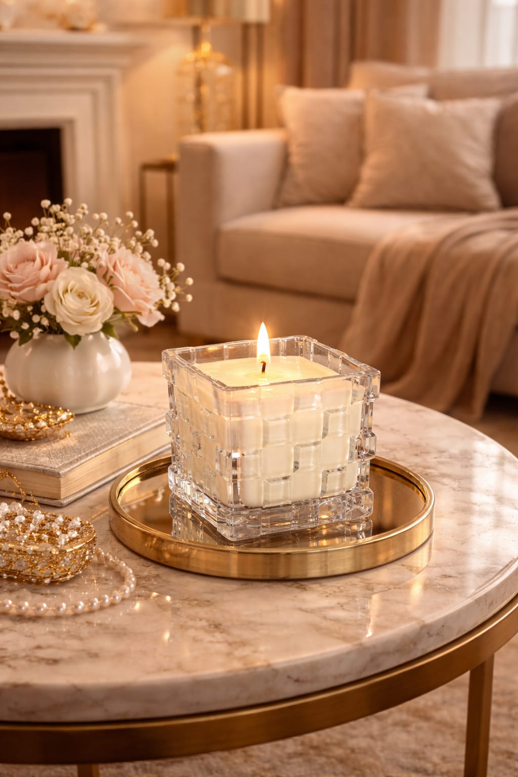 VELA AROMÁTICA LUMIÈRE CRISTAL 280ML