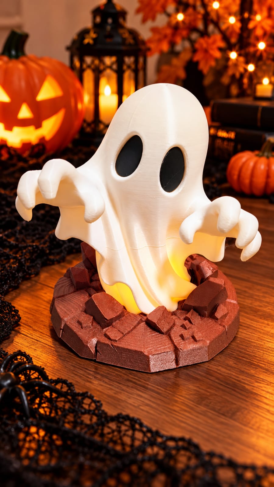 LUMINARIA FANTASMA - LED 3 CORES