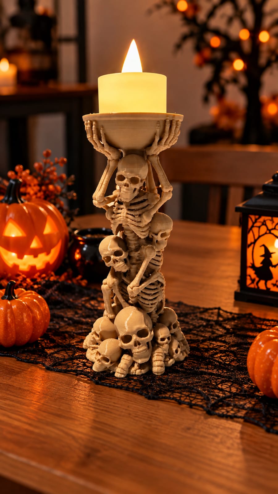 CANDELABRO CAVEIRAS