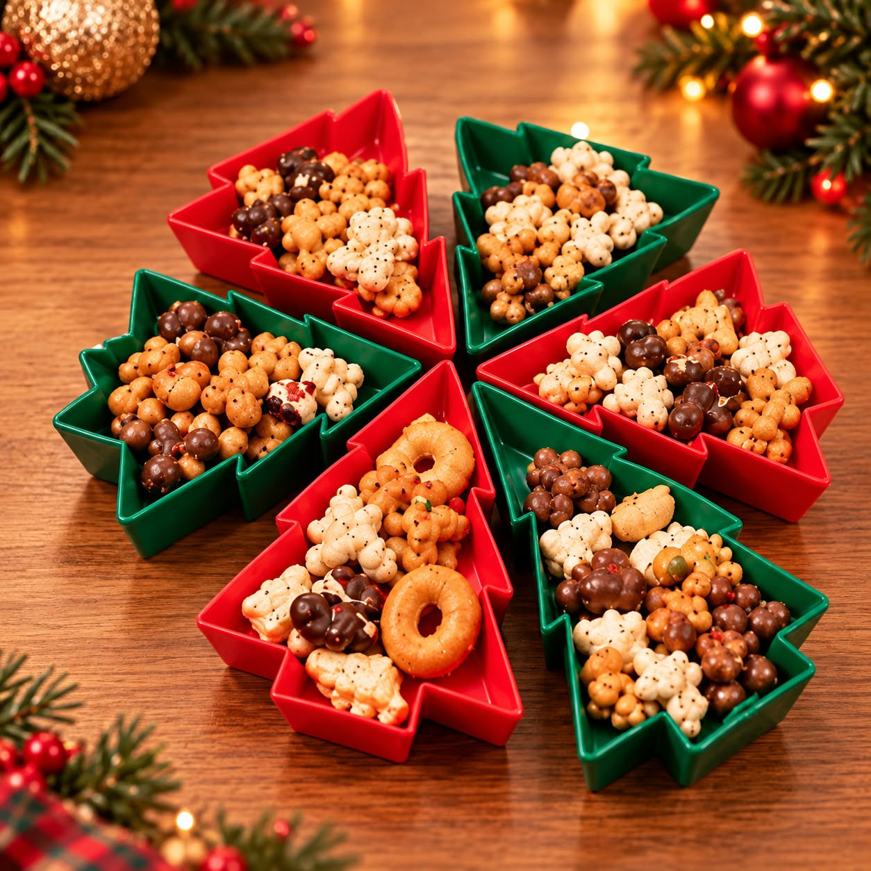 CONJUNTO 6 PETISQUEIRA - ÁRVORE DE NATAL