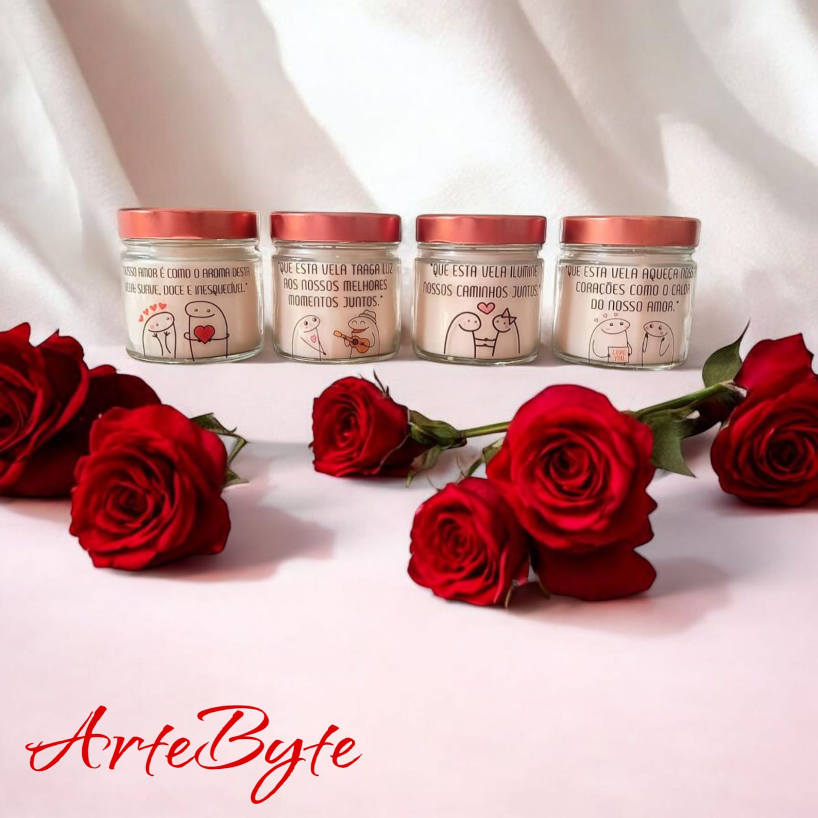KIT VELA AROMÁTICA PREMIUM - EDIÇÃO ESPECIAL DIA DOS NAMORADOS