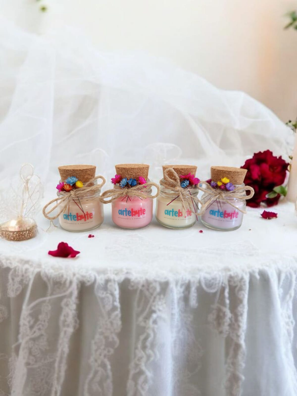 Kit Velas Aromáticas Lembrancinhas