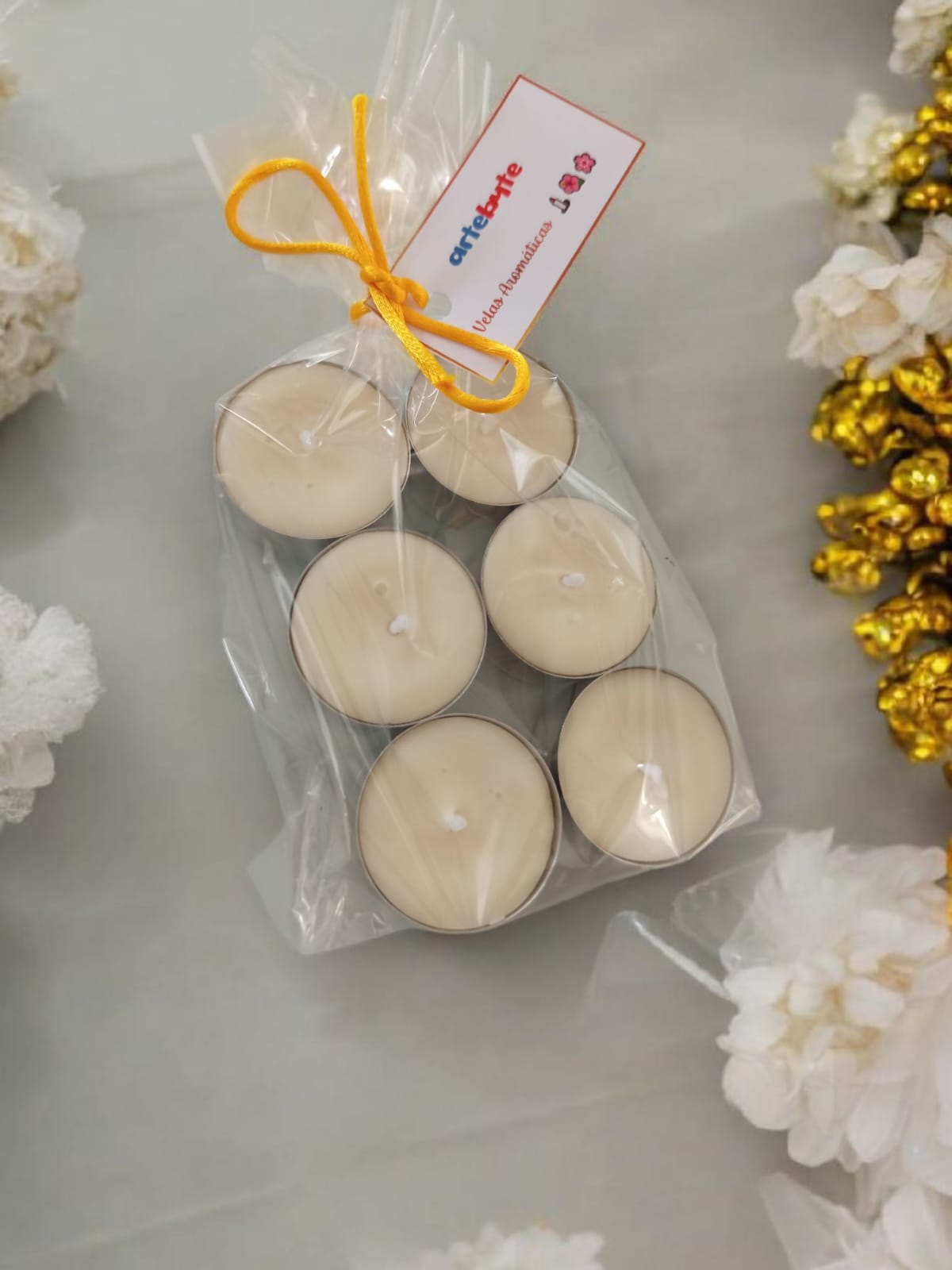 KIT 6 MINI VELAS AROMÁTICAS- RECHAUD